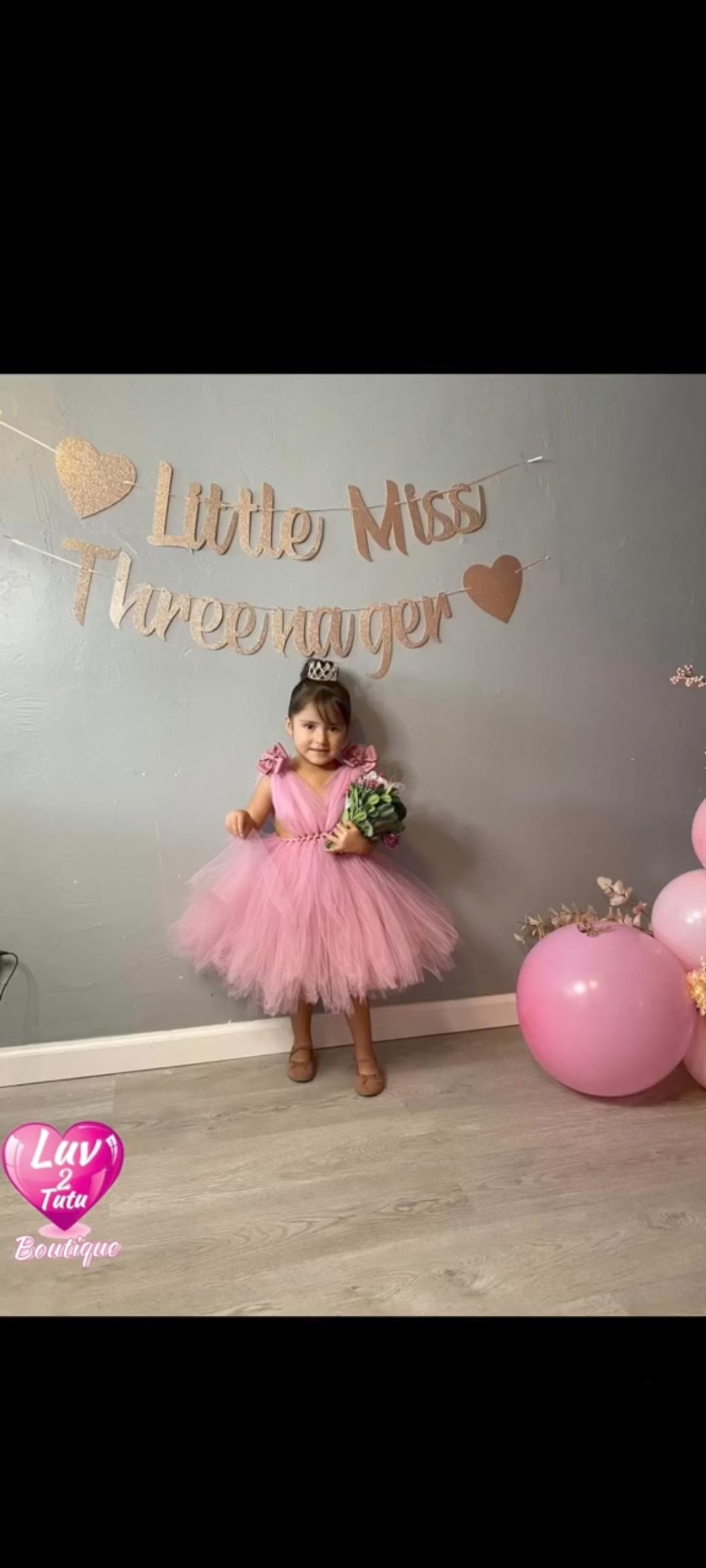 Rose Gold Tutu Dress